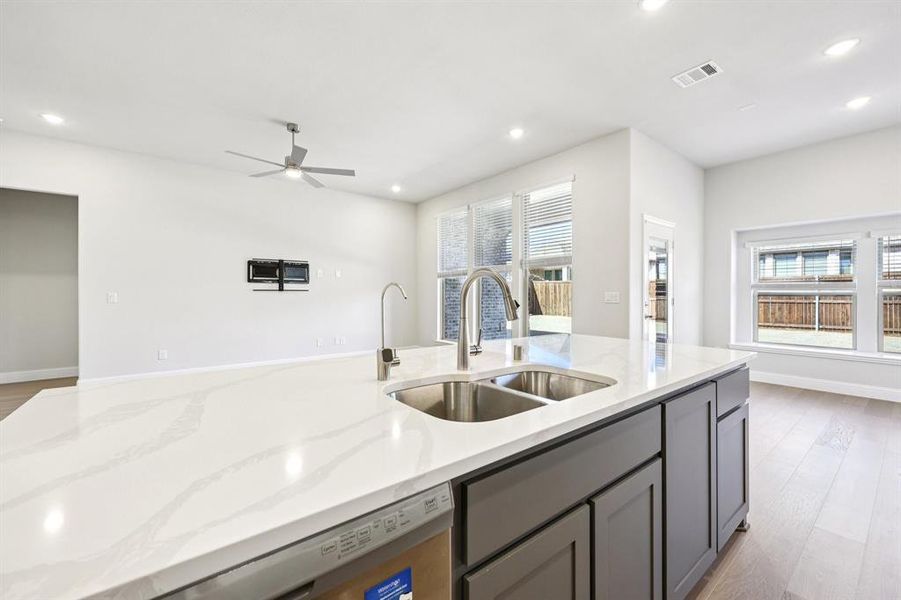 Furnished interior view inside a new home in ArrowBrooke, Aubrey (Image 9). Furnished interior view inside a new home in ArrowBrooke, Aubrey (Image 9).