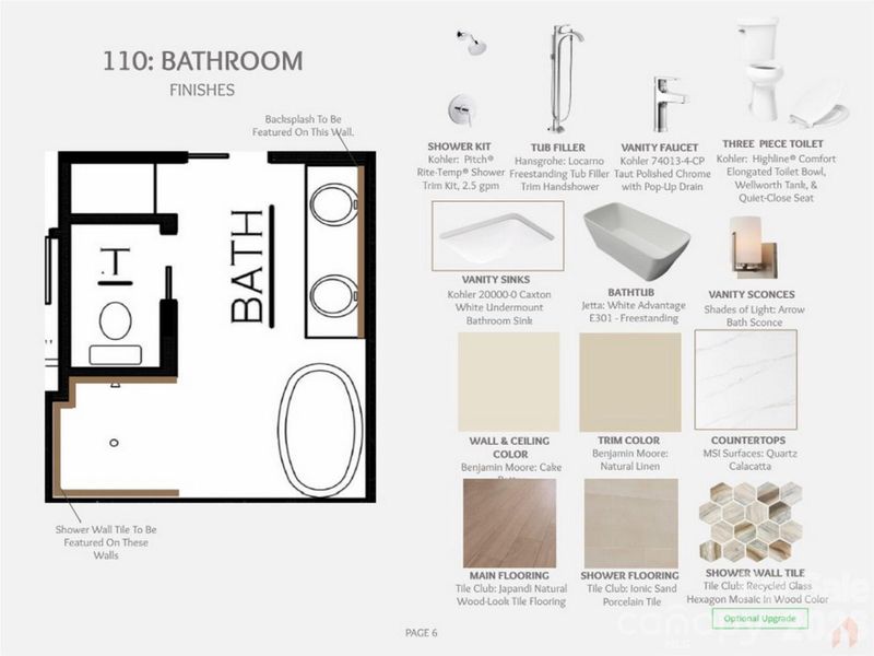 Sample of building materials used in homes in , Mill Spring (Image 5).