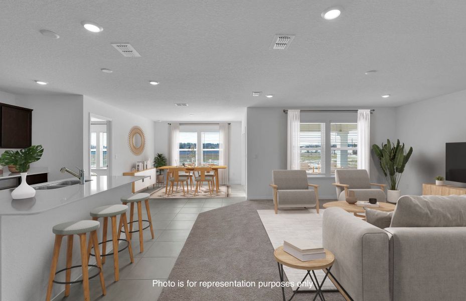 Model Representation | Open-Concept Living