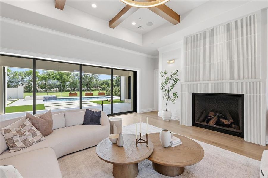 Furnished interior view inside a new home in , Bartonville (Image 6).