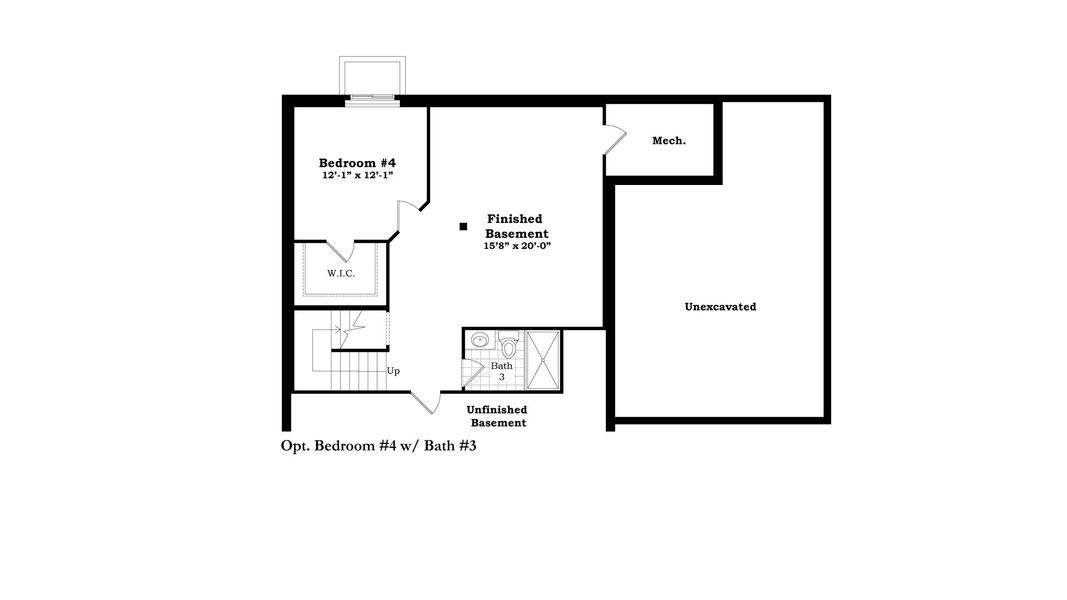 2D floor plan layout for the The Georgetown II by Norfolk Homes in Coronado Estates, Jackson, MI (Image 28).