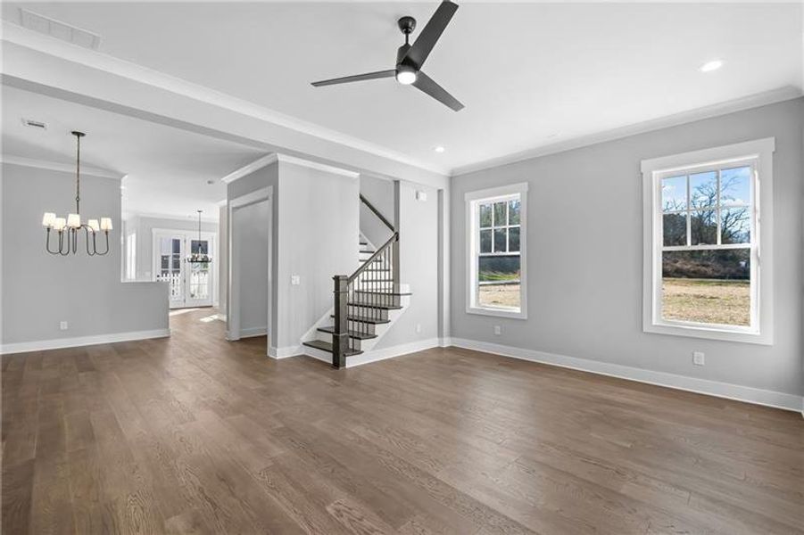 Spacious, unfurnished interior of a new home in , Ball Ground (Image 12). Spacious, unfurnished interior of a new home in , Ball Ground (Image 12).