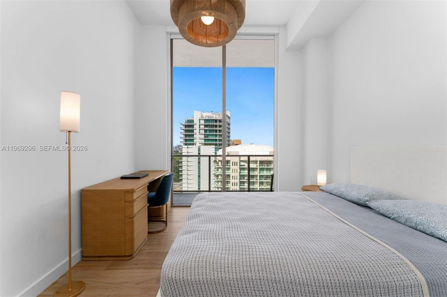 Furnished interior view inside a new home in , Miami (Image 17).