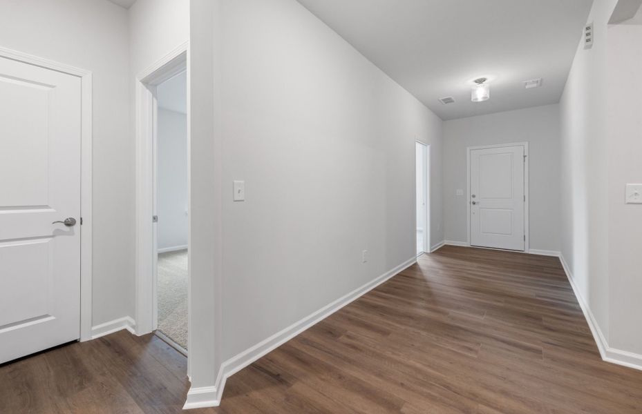 Spacious, unfurnished interior of a new home in Exchange at 401, Raleigh (Image 18).