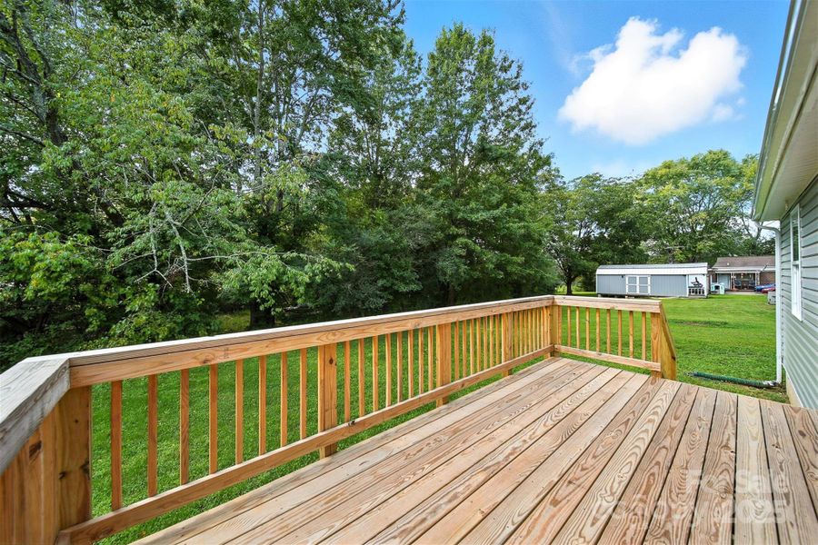 Exterior details and patio area of a home in , Hickory (Image 24).