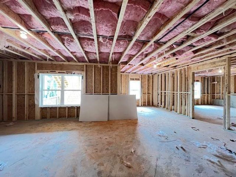 In-progress construction of a new home in , Buford, GA (Image 8). In-progress construction of a new home in , Buford, GA (Image 8).