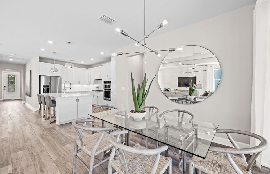 Furnished interior view inside a new home in BeachWalk by Manasota Key, Englewood (Image 13).