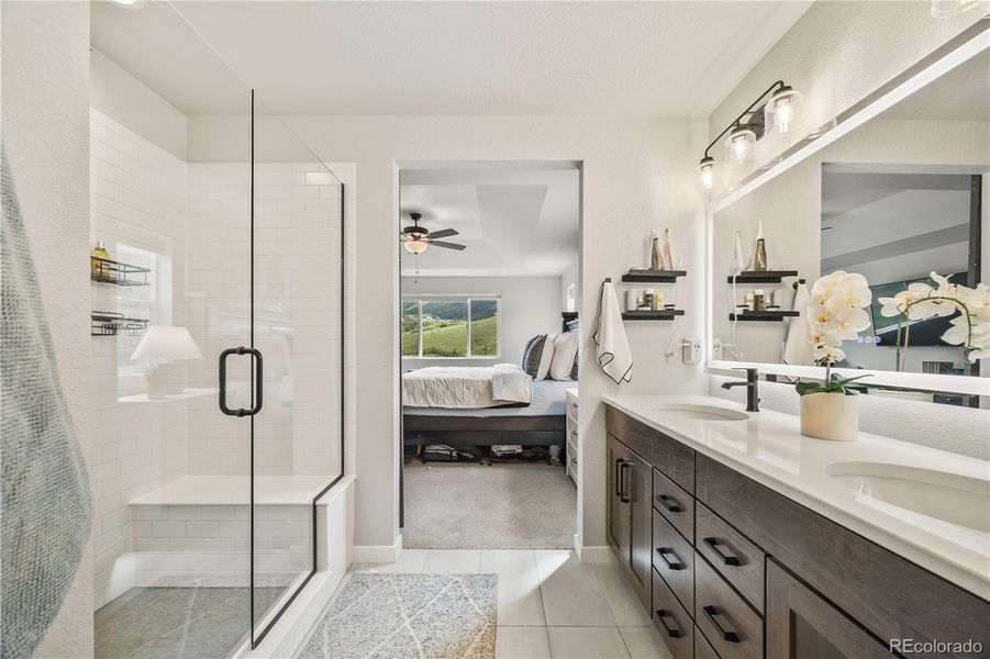 Furnished interior view inside a new home in , Monument (Image 28).