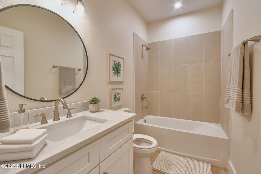 Furnished interior view inside a new home in , Jacksonville (Image 28). Furnished interior view inside a new home in , Jacksonville (Image 28).