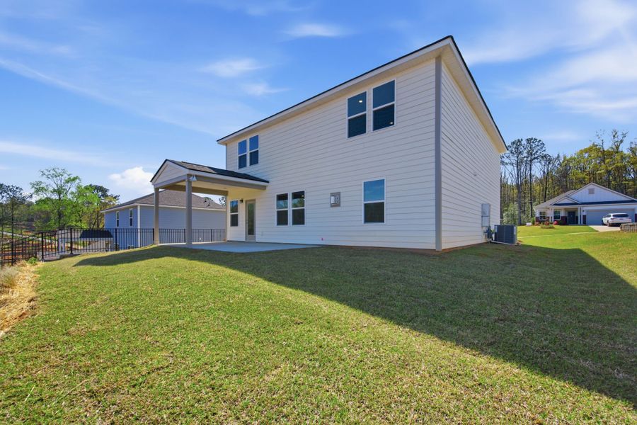 Exterior details and patio area of a home in Carriage Estates, Lexington (Image 3).