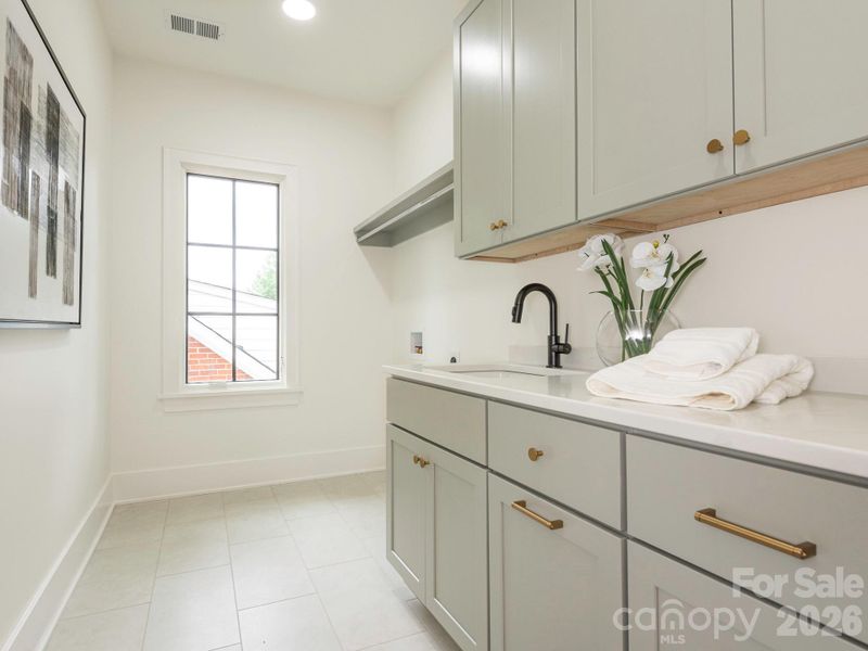 Laundry room is upstairs