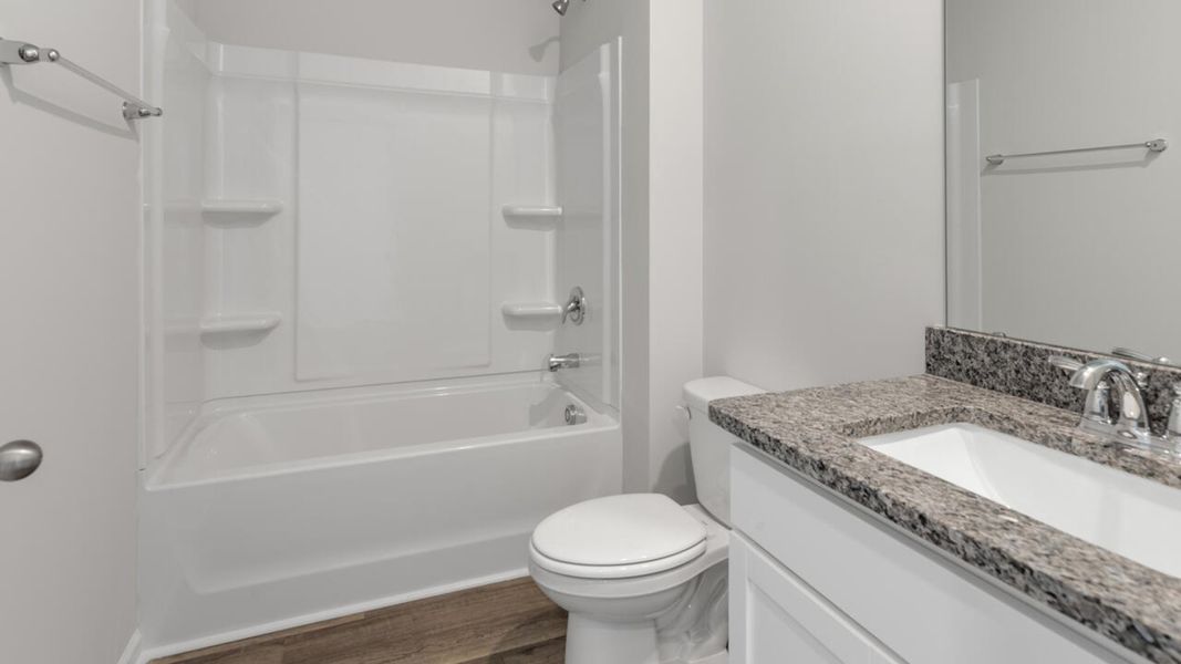 Furnished interior view inside a new home in Indigo Preserve, Leland (Image 12).