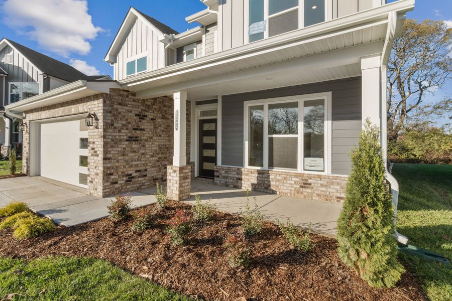 Exterior details and patio area of a home in Nexus – Village Collection, Gallatin (Image 4).