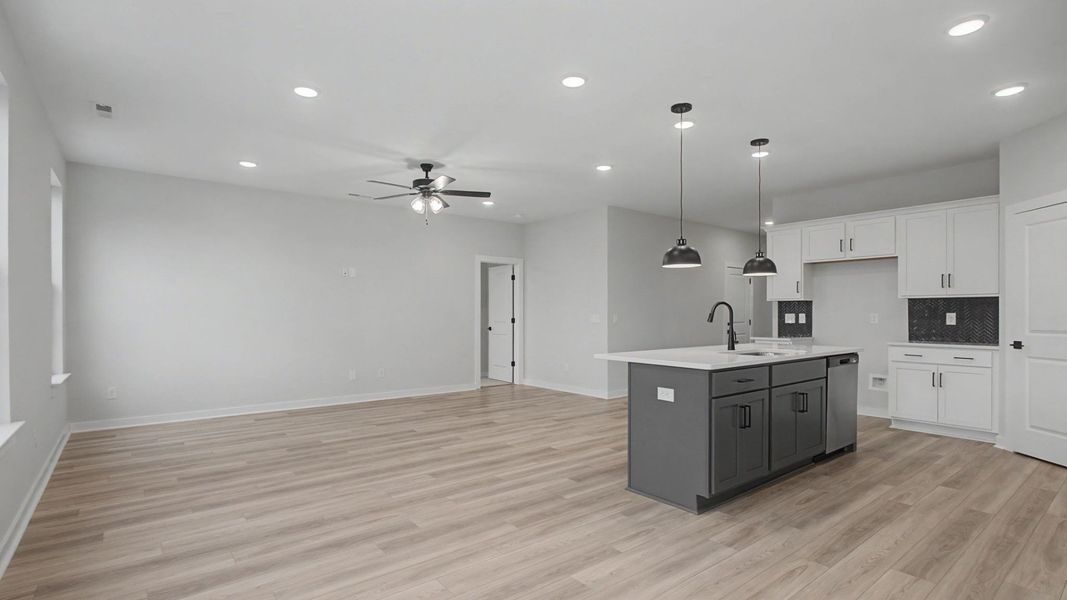 Furnished interior view inside a new home in Cottages of Bearwood, Mount Pleasant (Image 13).