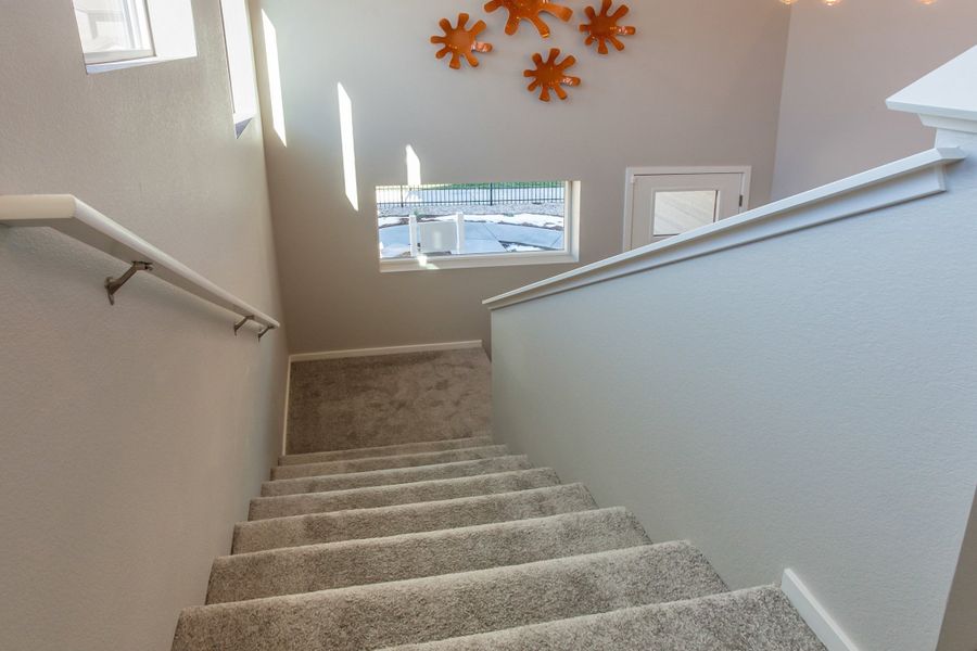 Representative unfurnished interior of a home built from the Rowling by Hartford Homes in Trailside, Timnath (Image 24).