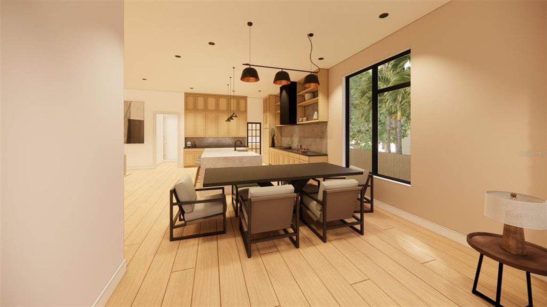 Furnished interior view inside a new home in , Tampa (Image 15). Furnished interior view inside a new home in , Tampa (Image 15).