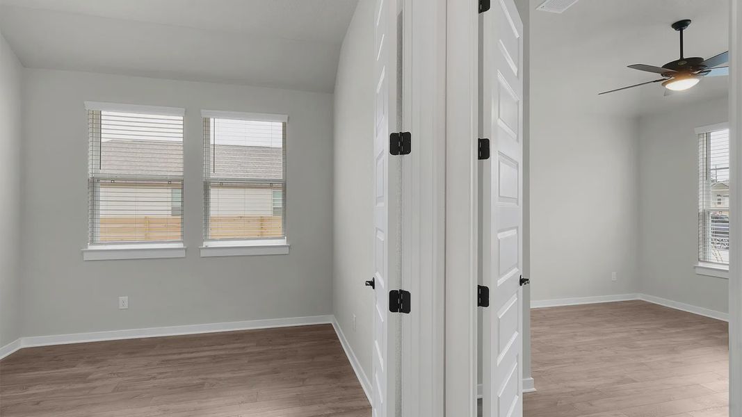 Spacious, unfurnished interior of a new home in Newhaven, Manor (Image 12). Spacious, unfurnished interior of a new home in Newhaven, Manor (Image 12).