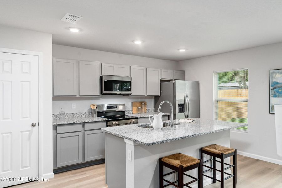 Furnished interior view inside a new home in , Jacksonville (Image 23).