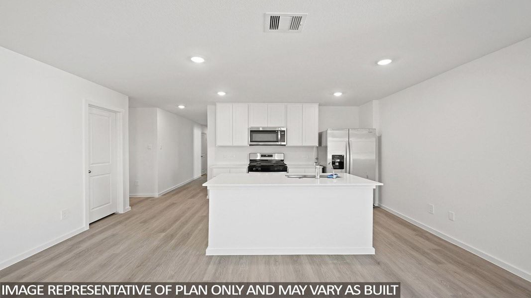 Furnished interior view inside a new home in Sunterra Lakes, Brookshire (Image 3).