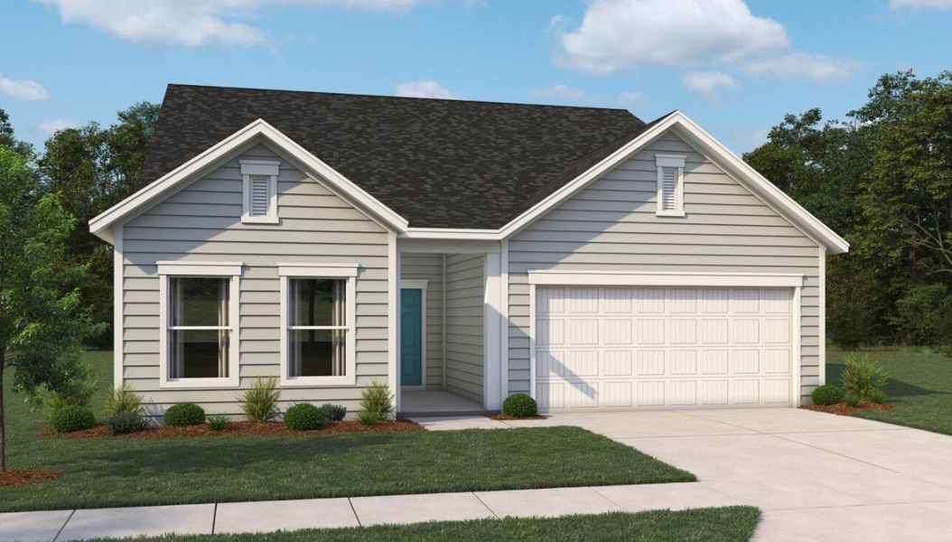 Front exterior of a new home in , Summerville, SC, highlighting curb appeal (Image 15). Front exterior of a new home in , Summerville, SC, highlighting curb appeal (Image 15).