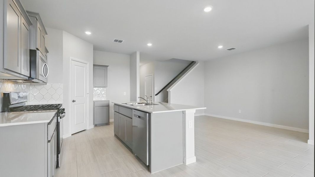 Furnished interior view inside a new home in The Canyons, Keene (Image 11).