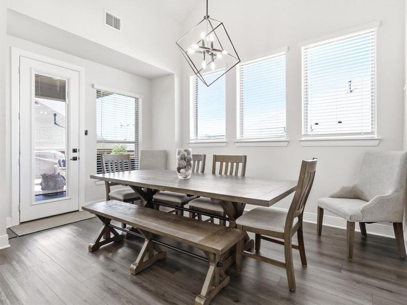 Furnished interior view inside a new home in South Pointe Village Series, Mansfield (Image 14). Furnished interior view inside a new home in South Pointe Village Series, Mansfield (Image 14).