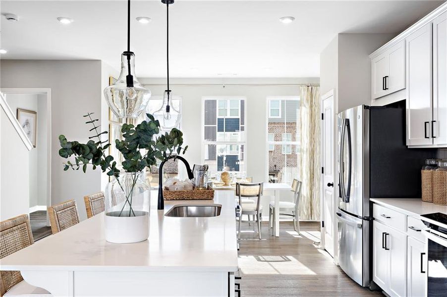 Furnished interior view inside a new home in Waverly at Buice Lake, Acworth (Image 18).