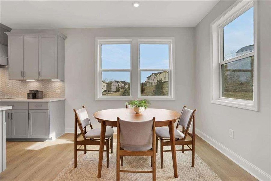 Furnished interior view inside a new home in The Paddocks at Doc Hughes, Buford (Image 11).