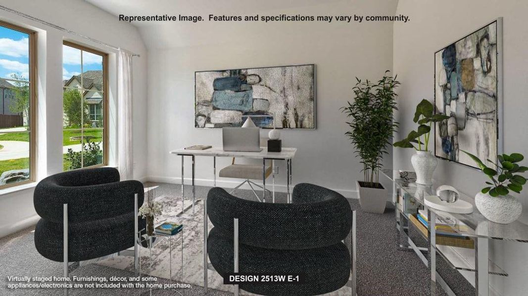 Furnished interior view inside a new home in Lakewood Village, Lakewood Village (Image 6).