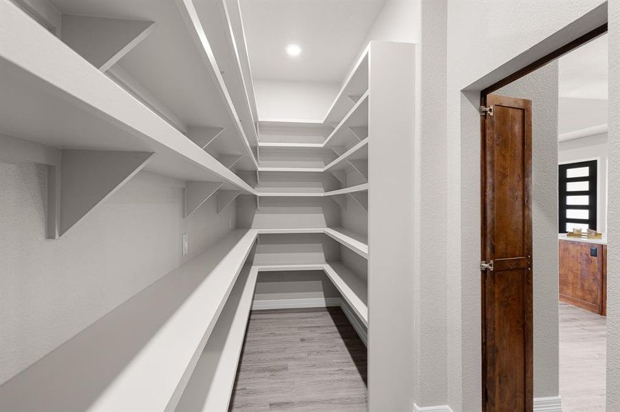 View of storage area