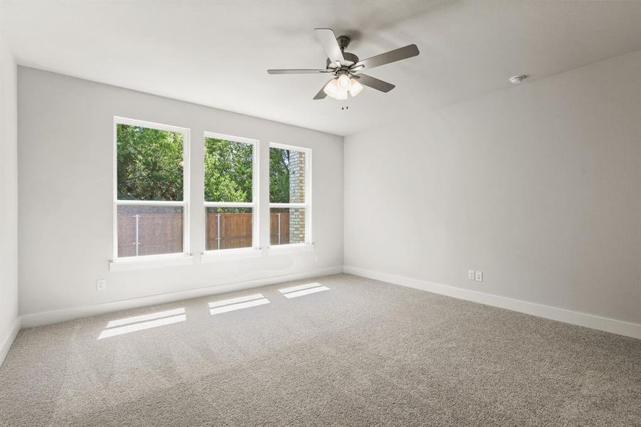 Spacious, unfurnished interior of a new home in Lyons Crest Estates, Garland (Image 22). Spacious, unfurnished interior of a new home in Lyons Crest Estates, Garland (Image 22).