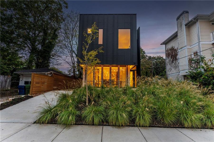 Front exterior of a new home in , Atlanta, GA, highlighting curb appeal (Image 27).
