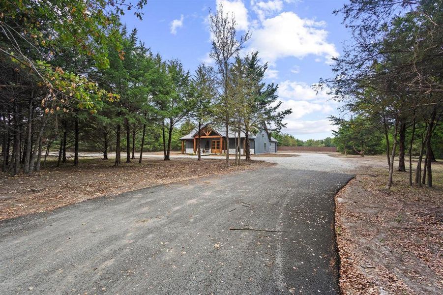 Exterior details and patio area of a home in , Bonham (Image 29).