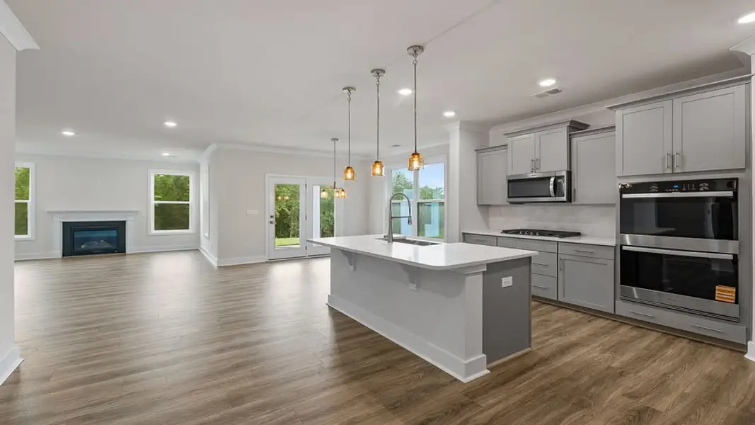 Furnished interior view inside a new home in Cottonwood Ridge, Piedmont (Image 8). Furnished interior view inside a new home in Cottonwood Ridge, Piedmont (Image 8).