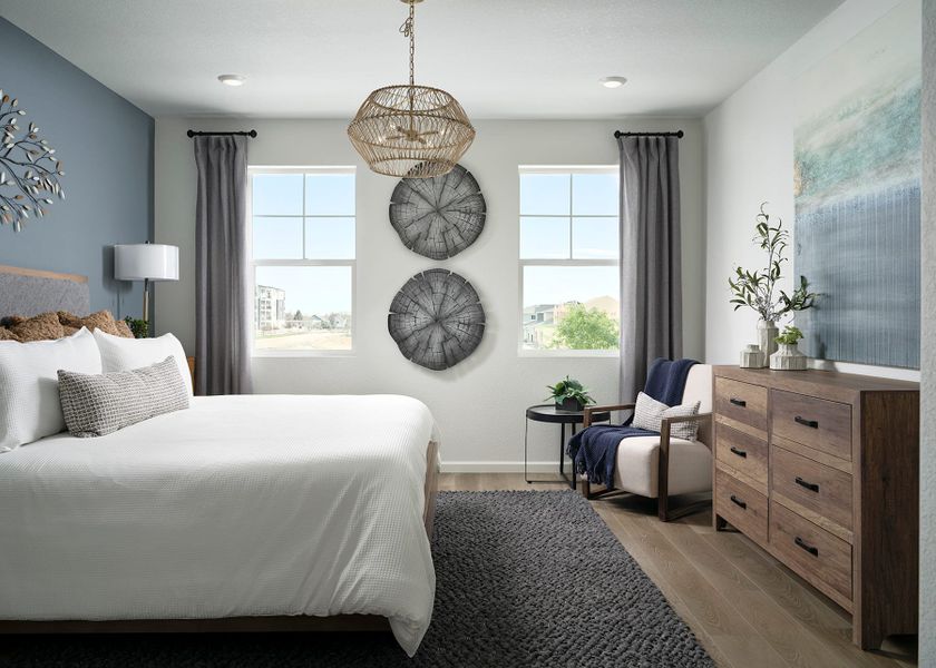 Representative furnished interior of a home built from the 2 by Tri Pointe Homes in Sugar Mill Village, Longmont (Image 7).