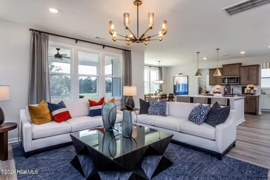 Furnished interior view inside a new home in Coastal Haven, Leland (Image 12). Furnished interior view inside a new home in Coastal Haven, Leland (Image 12).