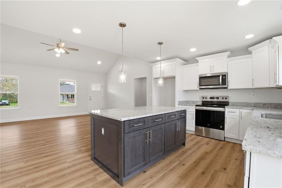 Furnished interior view inside a new home in , Eton (Image 8).