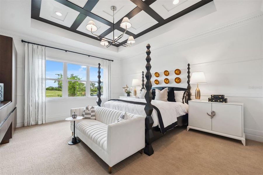 Furnished interior view inside a new home in Valencia Ridge, Wesley Chapel (Image 34).