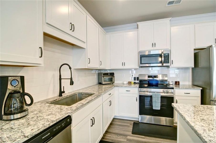 Furnished interior view inside a new home in Highland Crossing, Cartersville (Image 11).