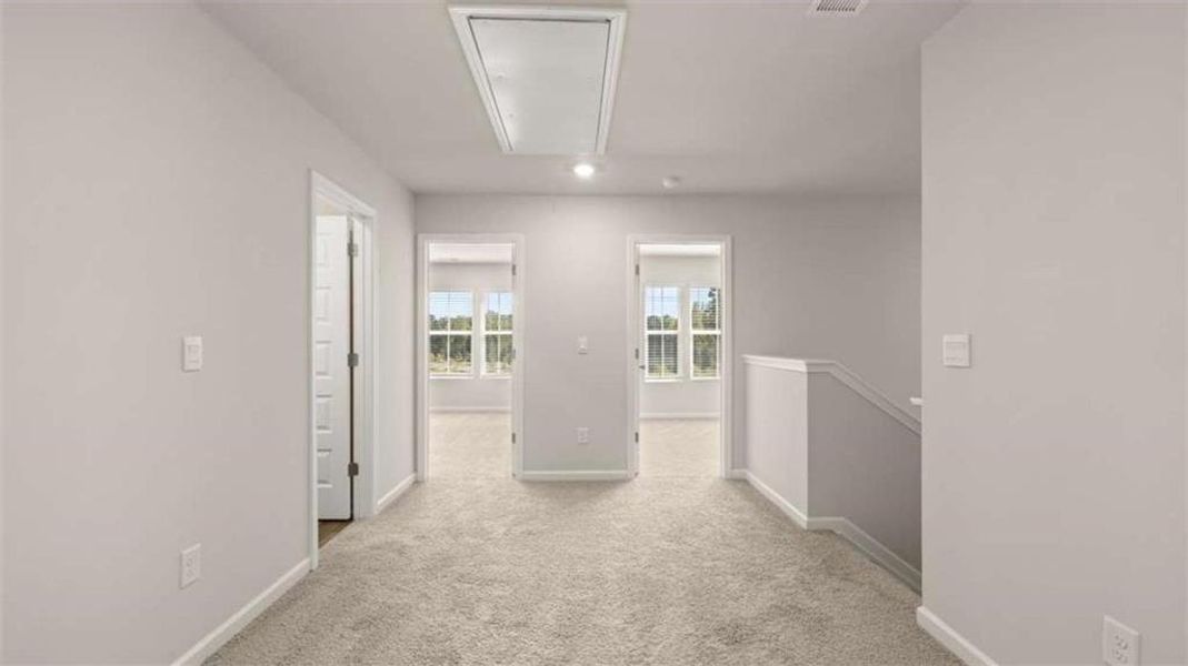 Spacious, unfurnished interior of a new home in Brookland Commons, Monroe (Image 32).