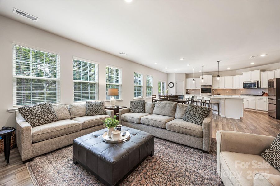 Furnished interior view inside a new home in Walnut Creek: Enclave, Lancaster (Image 4). Furnished interior view inside a new home in Walnut Creek: Enclave, Lancaster (Image 4).