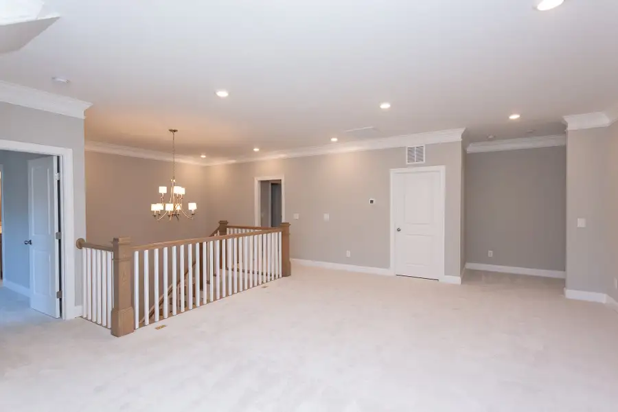 Representative unfurnished interior of a home built from the Statesville by Caruso Homes in Sauls Landing, Zebulon (Image 29). Representative unfurnished interior of a home built from the Statesville by Caruso Homes in Sauls Landing, Zebulon (Image 29).