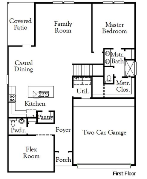 2D floor plan layout of this home in Windcress, Cove, TX (Image 2). 2D floor plan layout of this home in Windcress, Cove, TX (Image 2).