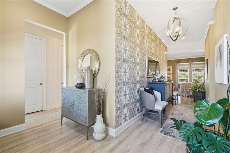 Furnished interior view inside a new home in , Ellijay (Image 15).