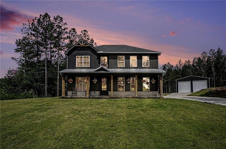 Front exterior of a new home in , Monticello, GA, highlighting curb appeal (Image 26).