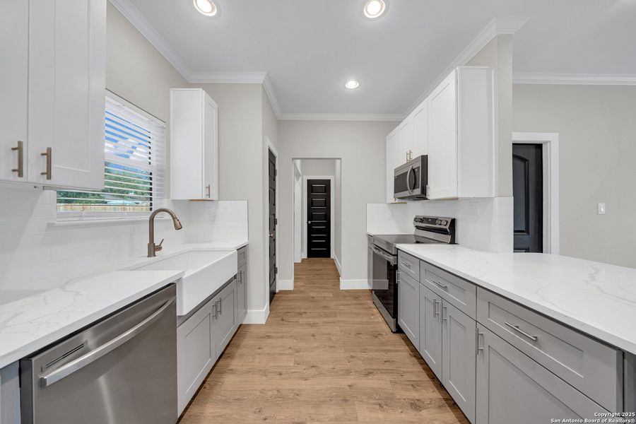 Furnished interior view inside a new home in , San Antonio (Image 10).