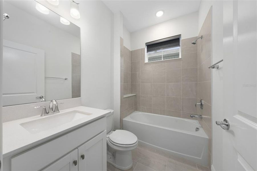 Furnished interior view inside a new home in Havenfield at Crossprairie, St. Cloud (Image 10).