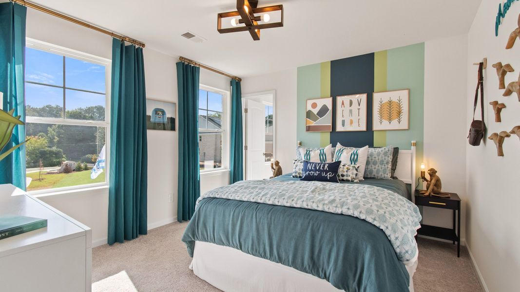 Furnished interior view inside a new home in Hamilton Lakes, Lawrenceville (Image 27).