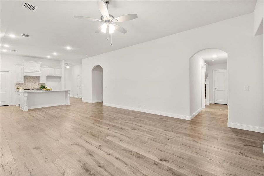 Spacious, unfurnished interior of a new home in , Little Elm (Image 24). Spacious, unfurnished interior of a new home in , Little Elm (Image 24).
