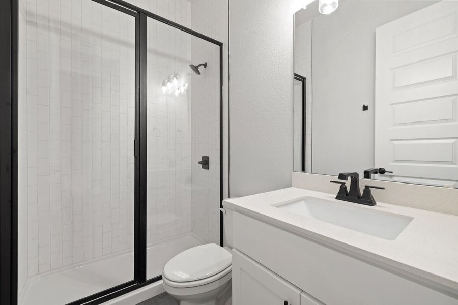 Furnished interior view inside a new home in Heritage, Dripping Springs (Image 9).